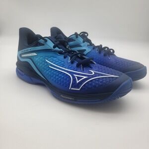 Mizuno Wave Exceed Tour 6 AC Tennis Shoes Women's Size 8 Style 550052 Blue